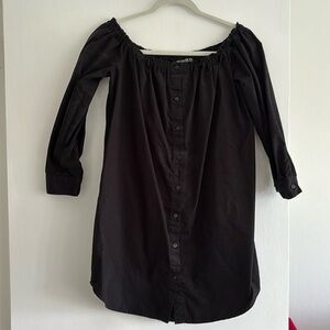 Shirt dress 100% cotton off the shoulder Size M from Cotton On!